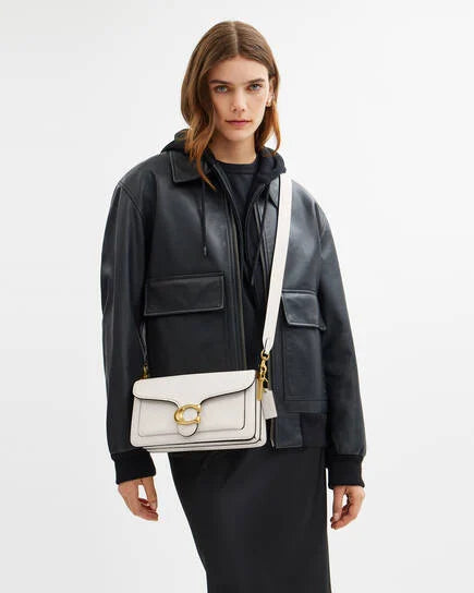 Coach TABBY Signature Canvas Shoulder Bag 26