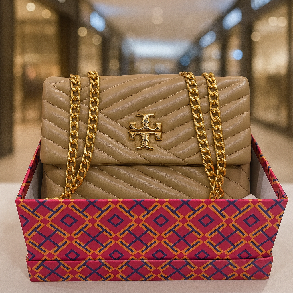 Tory Burch Kira Chevron Convertible Shoulder Bag