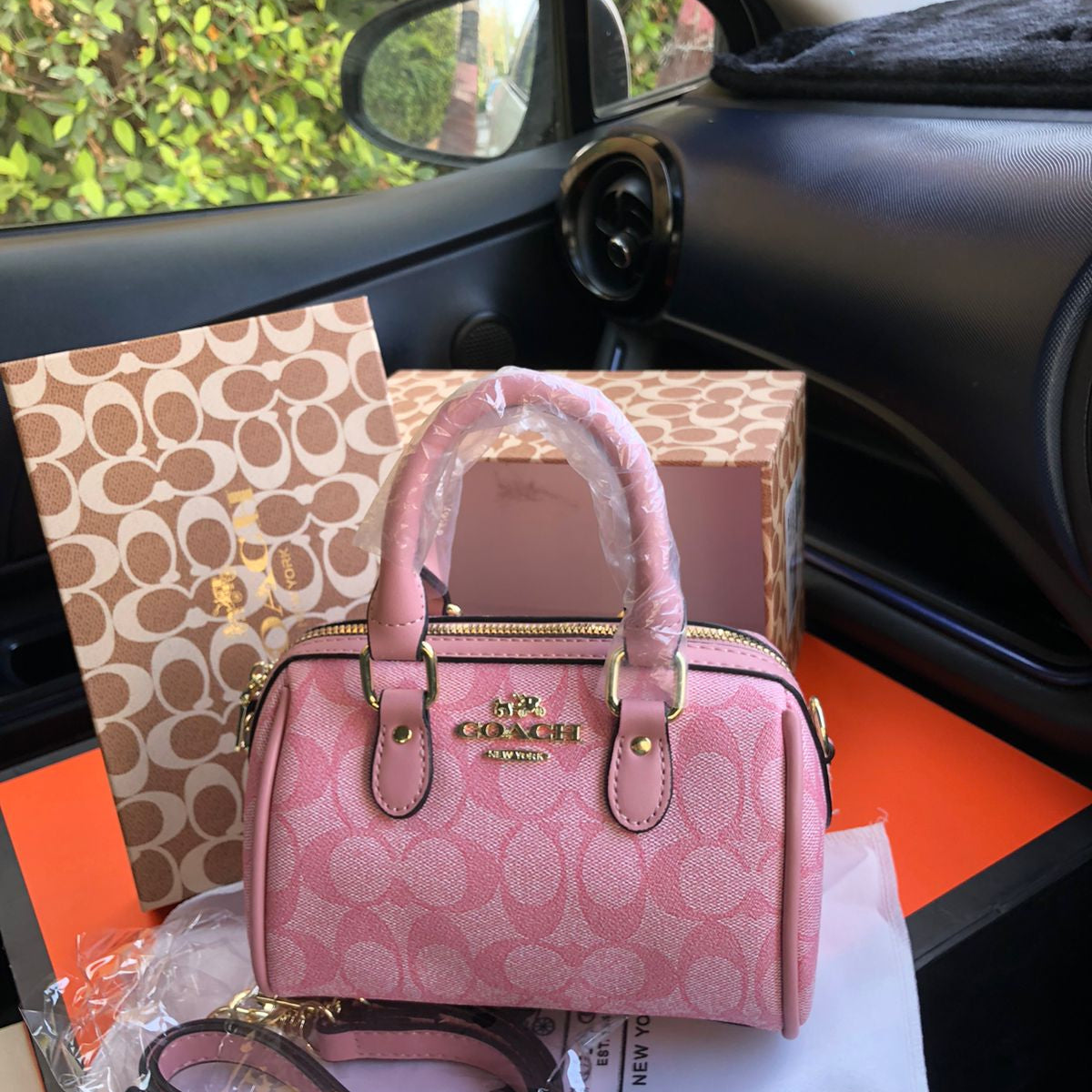 Coach Mini Rowan Crossbody In Signature Canvas