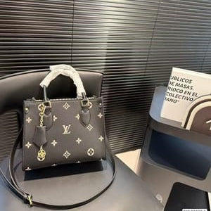 Louis Vuitton On The Go Black Mini Tote Bag